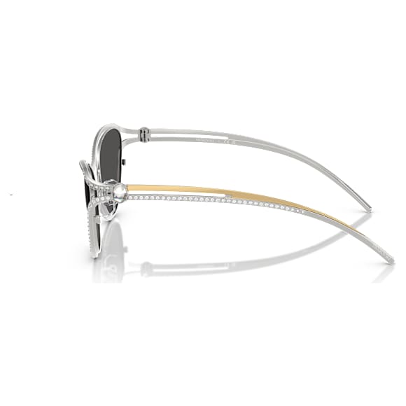 แว่นกันแดด, ทรงตาแมว, SK7025, โทนสีเงิน - Swarovski, 5727196