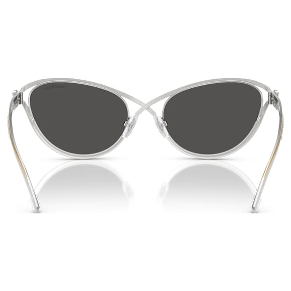 แว่นกันแดด, ทรงตาแมว, SK7025, โทนสีเงิน - Swarovski, 5727196