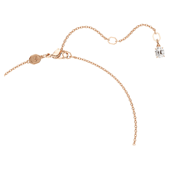 Insigne Anhänger, Kreuz, Weiß, Roségold-Legierungsschicht - Swarovski, 5727986