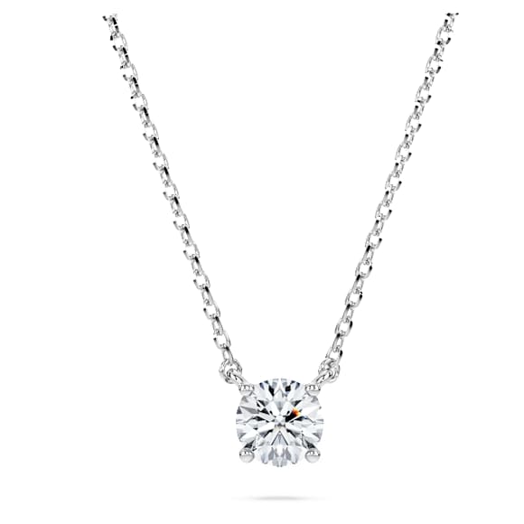 Eternity 펜던트, 랩 그로운 다이아몬드 0.5ct tw, 라운드 쉐입, 스털링 실버 - Swarovski, 5728554