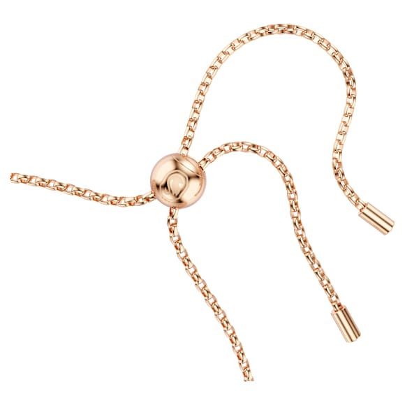 Constella Armband, Kristallperle, Rundschliff, Weiß, Roségold-Legierungsschicht - Swarovski, 5728588