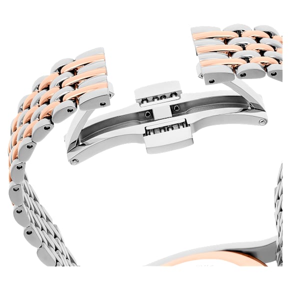 Orologio Crystalline aura, Fabbricato in Svizzera, Bracciale di metallo, Tono oro rosa, Mix di finiture - Swarovski, 5730162