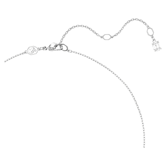 Idyllia 鏈墜, 混合式切割, 羽毛, 藍色, 鍍白金色 - Swarovski, 5730358
