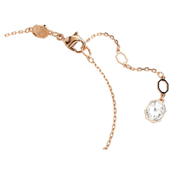 Idyllia bracelet, Crystal pearl, Mixed cuts, Flower, Multicolored, Rose gold-tone plated - Swarovski, 5730361