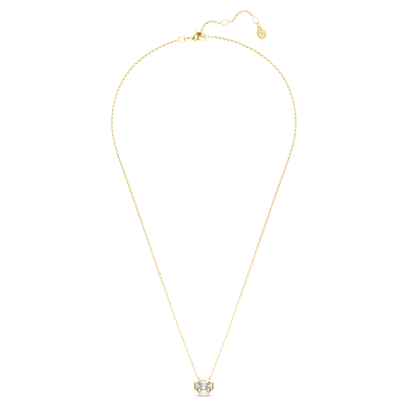 Eternity pendant, Lab-grown diamonds 1.0 ct tw, Octagon shape, 14K yellow gold - Swarovski, 5730453