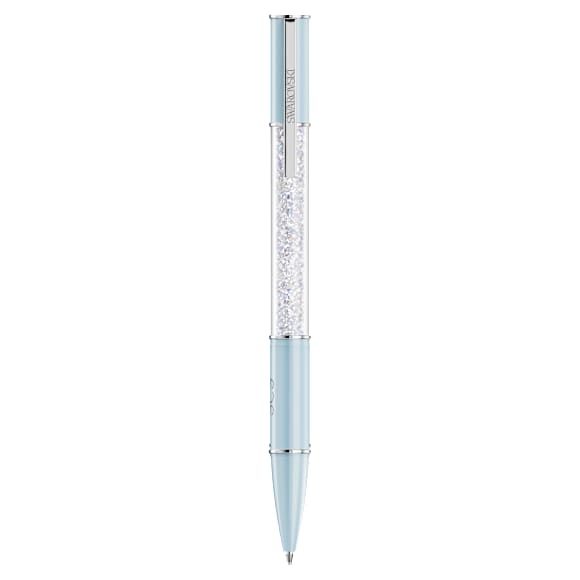 Crystalline Lustre SCS Exclusive ballpoint pen, Blue, Chrome plated - Swarovski, 5730493