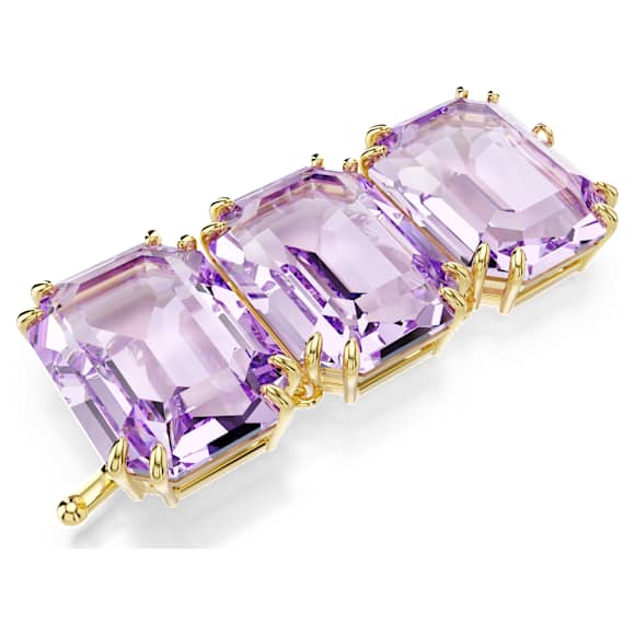Millenia extender, Octagon cut, Purple, Gold-tone plated - Swarovski, 5730919