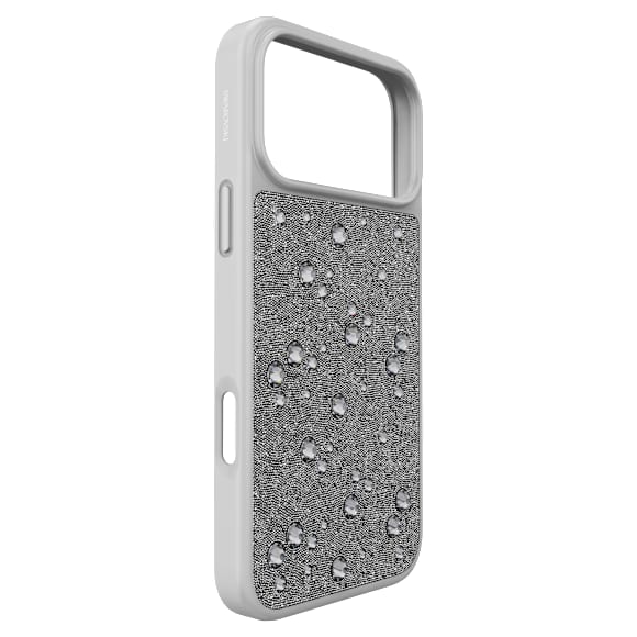 Θήκη κινητού High, Κρύσταλλα Flat Back, iPhone® 17 Pro Max, Ασημί τόνος - Swarovski, 5731145