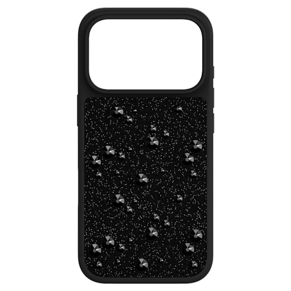 Θήκη κινητού High, Κρύσταλλα Flat Back, iPhone® 17 Pro, Μαύρο - Swarovski, 5731152