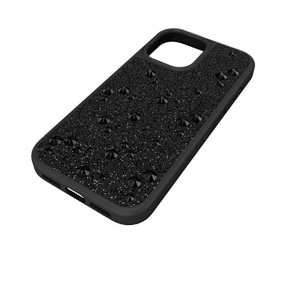 SWAROVSKI Highスマートフォンケース　ブラック High smartphone case, Flat Back crystals, iPhone® 17, Black