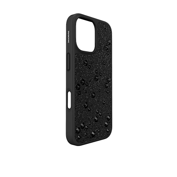 Pouzdro na chytrý telefon High, Křišťály typu Flat Back, iPhone® 17, Černá - Swarovski, 5731153