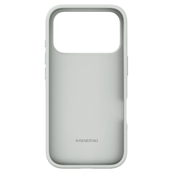 High smartphone case, iPhone® 17 Pro, Silver tone | Swarovski