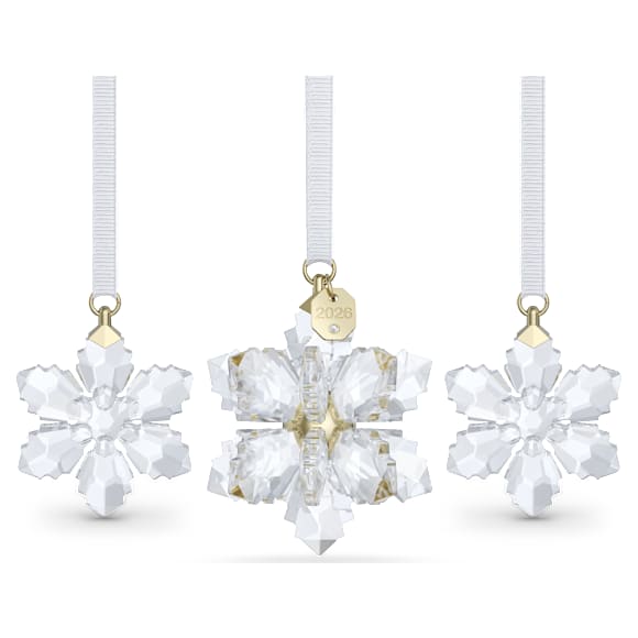 Annual Edition Set Decorazioni 3D 2026, Bianco - Swarovski, 5731943
