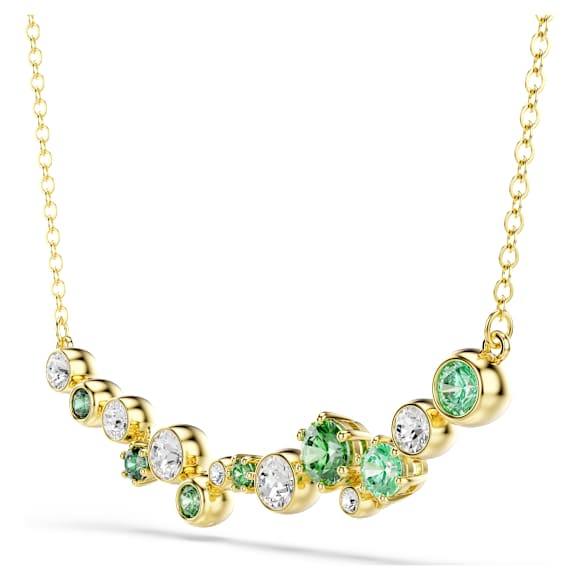 Constella Kolye, Karışık kesimler, Yeşil, Altın rengi kaplama - Swarovski, 5732247