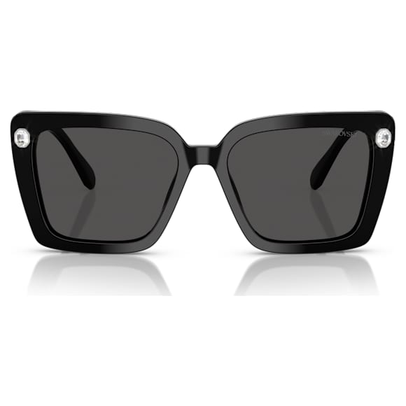Occhiali da sole, Forma quadrata, SK6032, Neri - Swarovski, 5732335
