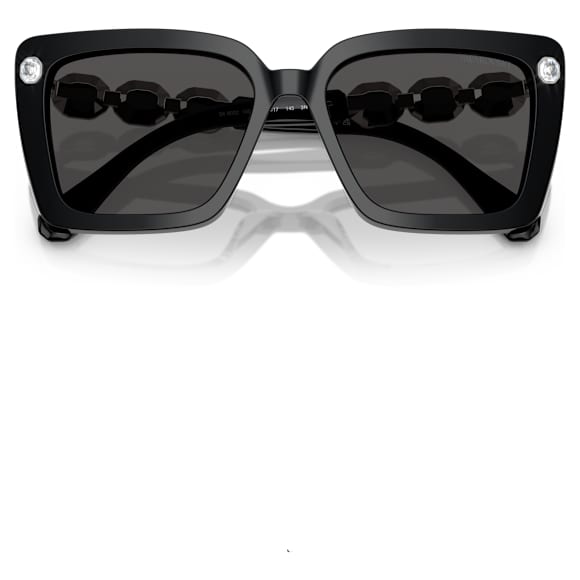Occhiali da sole, Forma quadrata, SK6032, Neri - Swarovski, 5732335