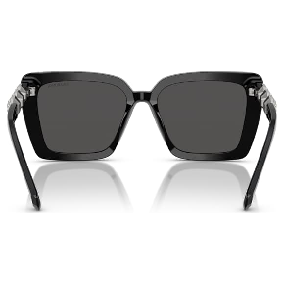Occhiali da sole, Forma quadrata, SK6032, Neri - Swarovski, 5732335