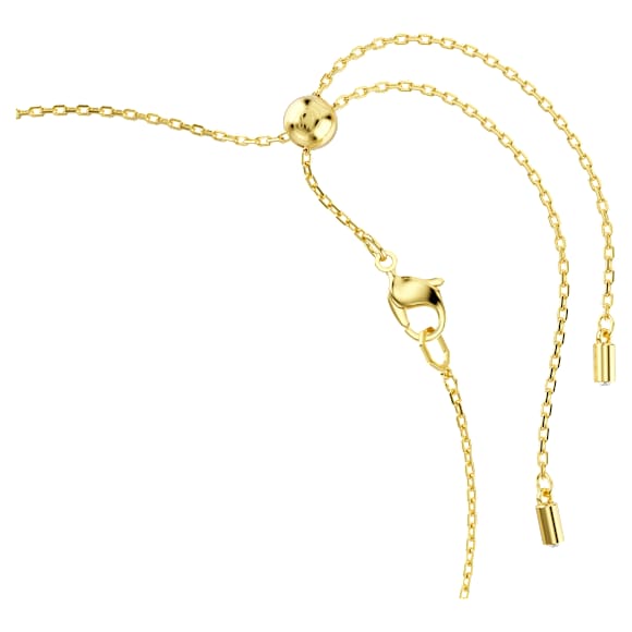 Idyllia necklace, Crystal pearl, Mixed cuts, Flower, Multicolored, Gold-tone plated - Swarovski, 5732388