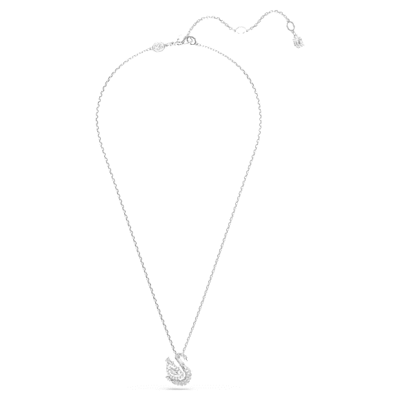 Swan ペンダント, ミックスカット, スワン, ホワイト | Swarovski
