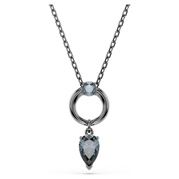Mesmera Hänge, Blandade slipningar, Grå, Ruteniumpläterad - Swarovski, 5732491