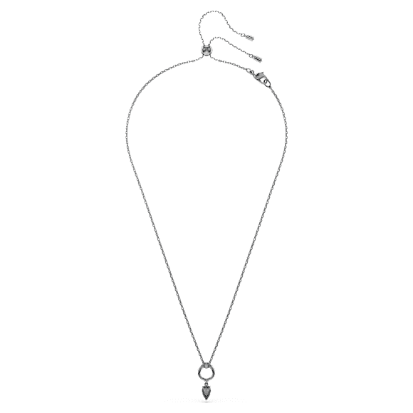Mesmera 链坠, 混合切割, 灰色, 镀钌 - Swarovski, 5732491