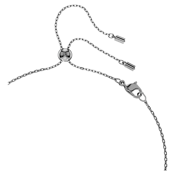 Mesmera 链坠, 混合切割, 灰色, 镀钌 - Swarovski, 5732491