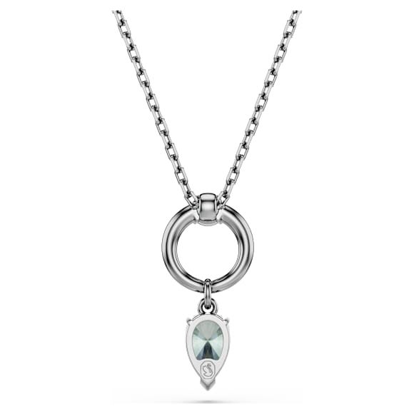 Mesmera 链坠, 混合切割, 灰色, 镀钌 - Swarovski, 5732491
