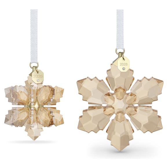 Annual Edition 3D Ornament Festive Set 2026, Goudkleurig - Swarovski, 5732530