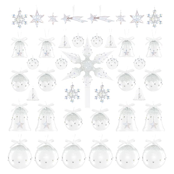 Holiday Magic Classics ツリーデコレーションオーナメントセット, マルチカラー - Swarovski, 5732598