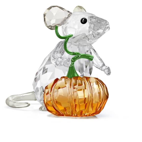 Idyllia Mouse and Pumpkin, Multicolored - Swarovski, 5732809