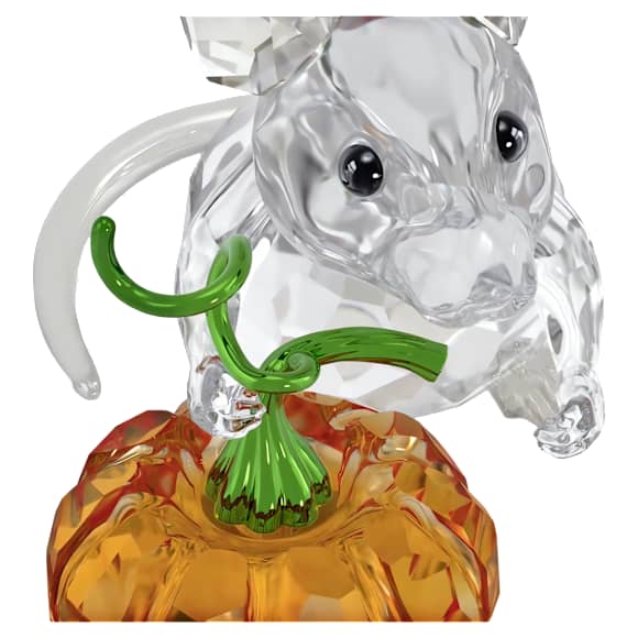 Idyllia Mouse and Pumpkin, Multicolored - Swarovski, 5732809