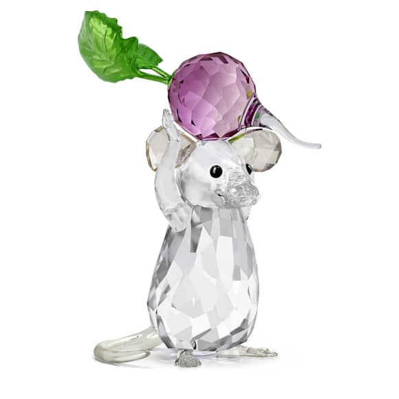 Idyllia Mouse and Radish, Multicolored - Swarovski, 5732810