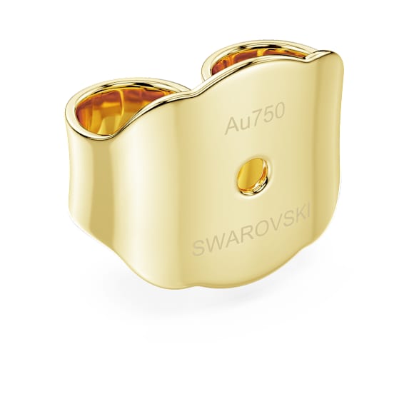 βάση σκουλαρικιού Eternity, Κίτρινος χρυσός 18K - Swarovski, 5732895