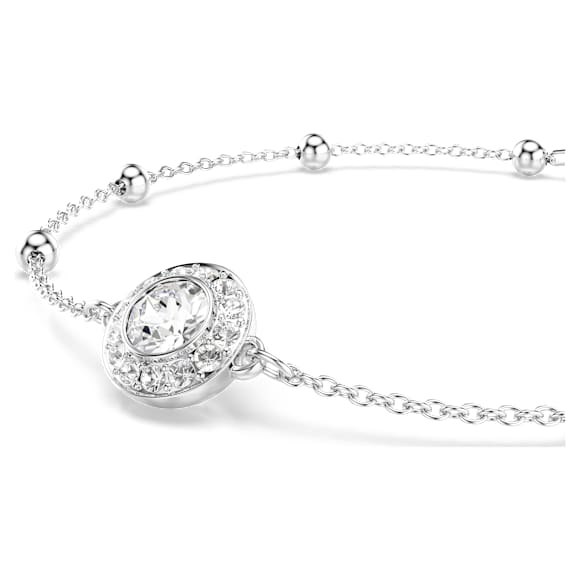 Bracelet Una Angelic, Taille ronde, Blanc, Métal rhodié - Swarovski, 5733196