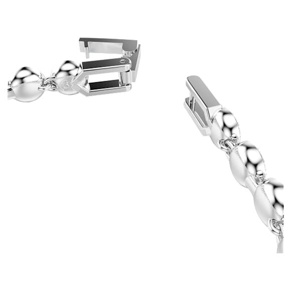 Una Angelic สร้อยข้อมือ Tennis, เจียระไนทรงกลม, น้ำเงิน, เคลือบโรเดียม - Swarovski, 5733401