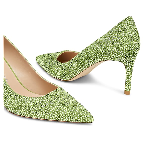 STUART WEITZMAN Stuart Power Shine pump, Green - Swarovski, 5733422
