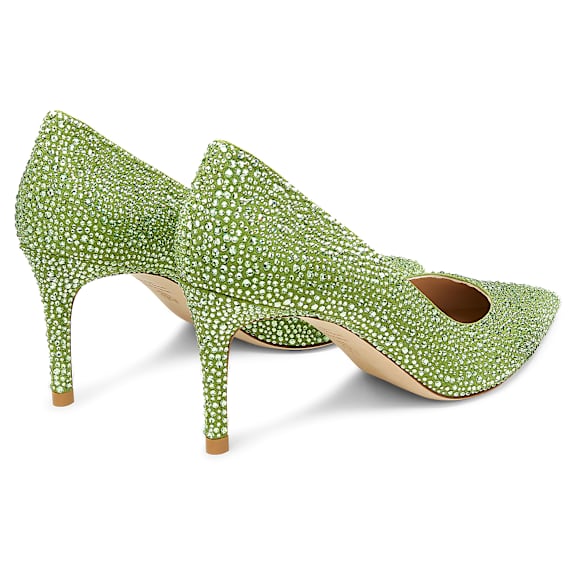 STUART WEITZMAN Stuart Power Shine pump, Green - Swarovski, 5733425