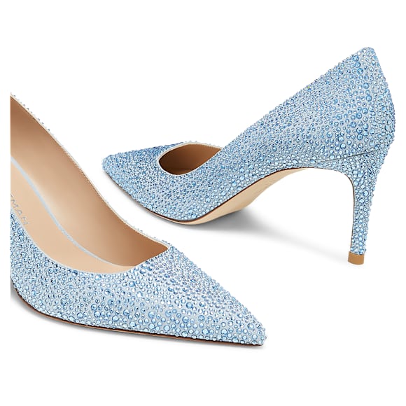 STUART WEITZMAN Stuart Power Shine pump, Blue - Swarovski, 5733432