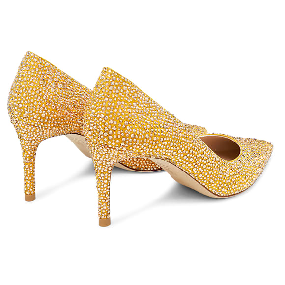 Escarpin STUART WEITZMAN Stuart Power Shine, Jaune - Swarovski, 5733447