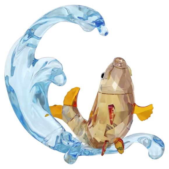 Asian Symbols Goldener Karpfen, Mehrfarbig - Swarovski, 5733877