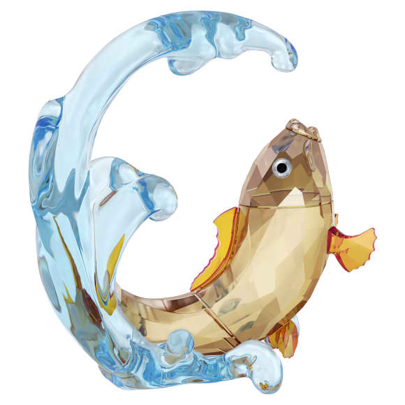 Asian Symbols Carpe Dorée, Multicolore - Swarovski, 5733877