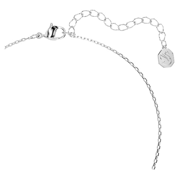 Pingente Bella V, Lapidação redonda, Azul, Lacado a ródio - Swarovski, 5734232
