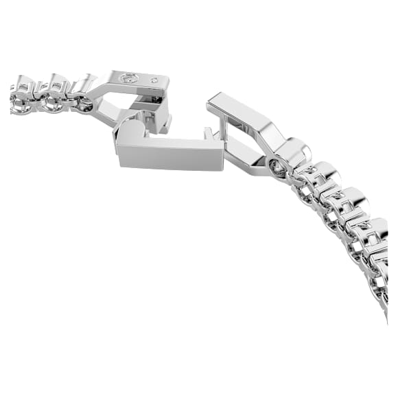 Imber Emily Tennis Armband, Rundschliff, Schwarz, Rhodiniert - Swarovski, 5734238