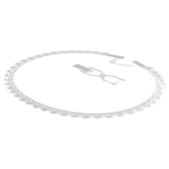 Imber Emily Tennis Armband, Rundschliff, Blau, Rhodiniert - Swarovski, 5734239