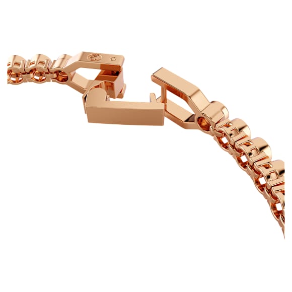 Imber Emily Tennis bracelet, Round cut, Black, Rose gold-tone plated - Swarovski, 5734240