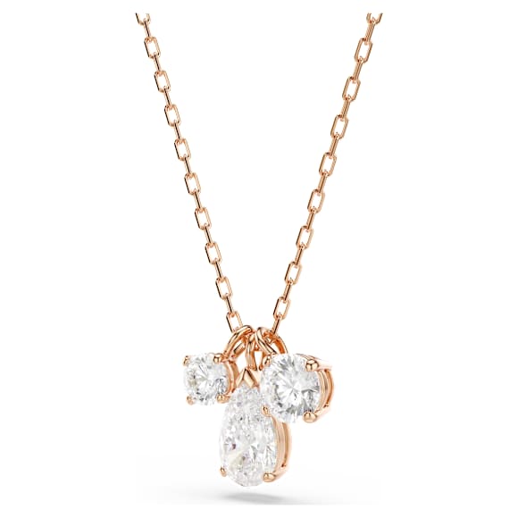 Pingente Mesmera, Combinação de lapidações, Branco, Acabamento em ouro rosa de 18 quilates - Swarovski, 5734245