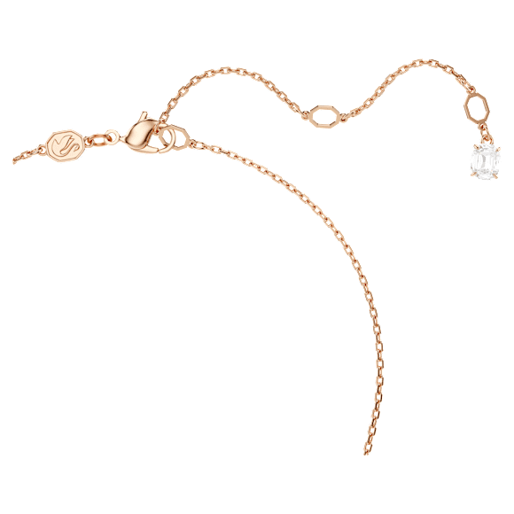 Mesmera set, Pear-slijpvorm, Octagon-slijpvorm, Wit, 18k roségouden afwerking - Swarovski, 5734246