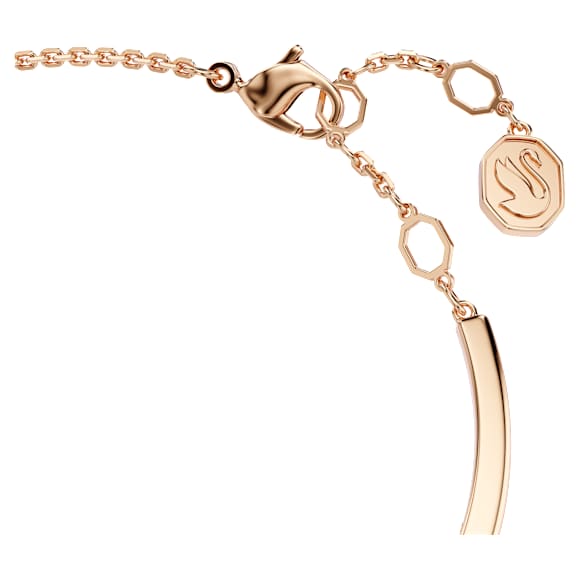 Mesmera 手镯, 混合切割, 白色, 镀玫瑰金色调 - Swarovski, 5734247
