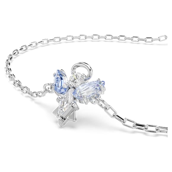 Magic 手鏈, 天使, 藍色, 鍍白金色 - Swarovski, 5734263