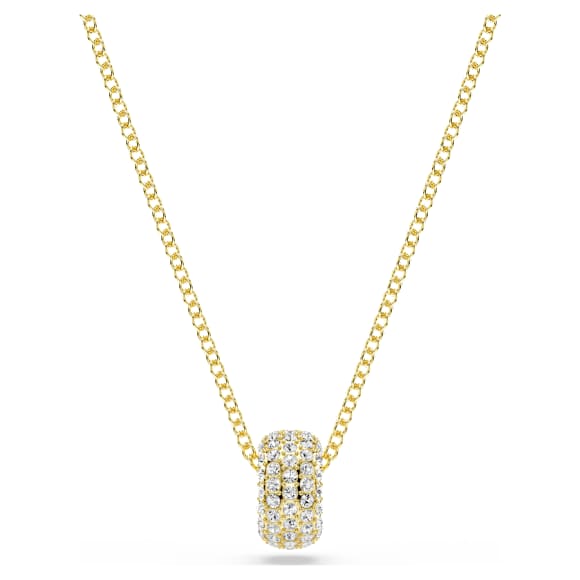 Dextera 鏈墜, 白色, 18K 金飾面 - Swarovski, 5734273